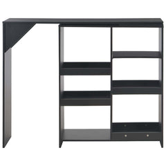 Bar Table with Moveable Shelf