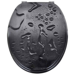 vidaXL Toilet Seats with Lids 2 pcs MDF Water 3