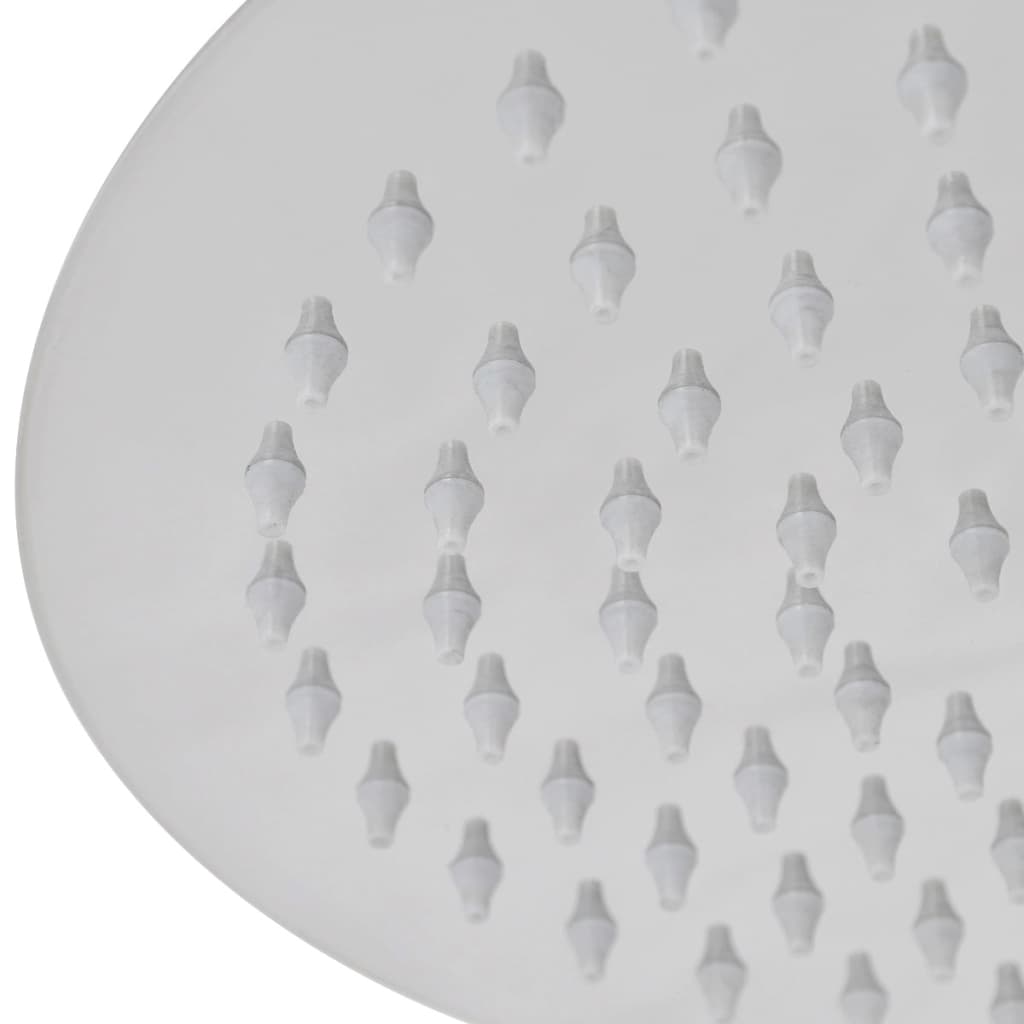 vidaXL Rain Shower Head 2 pcs Stainless Steel Ø 25 cm 3