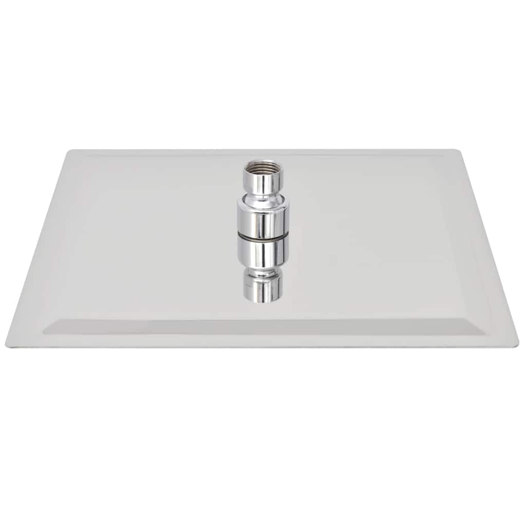 vidaXL Rain Shower Head 2 pcs Stainless Steel 25x25 cm 4