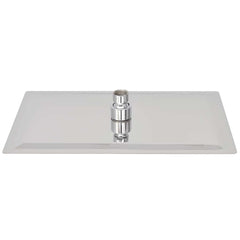 vidaXL Rain Shower Head 2 pcs Stainless Steel 20x30 cm 4