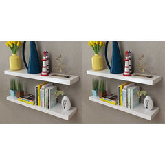 vidaXL Wall Shelves White