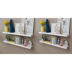 vidaXL Wall Shelves White