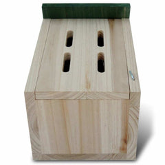 vidaXL Butterfly Houses 8 pcs Wood 14x15x22 cm 5