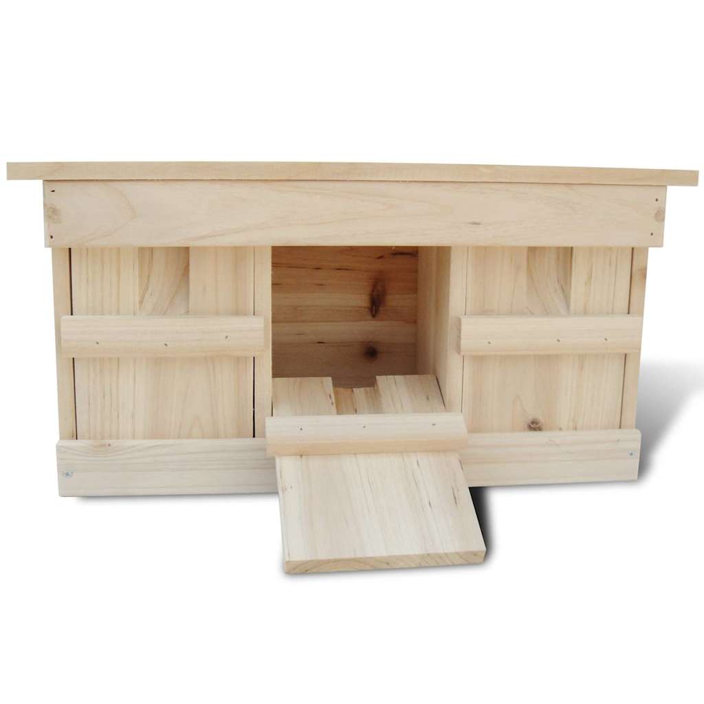 vidaXL Sparrow Houses 2 pcs Wood 44x15,5x21,5 cm 3