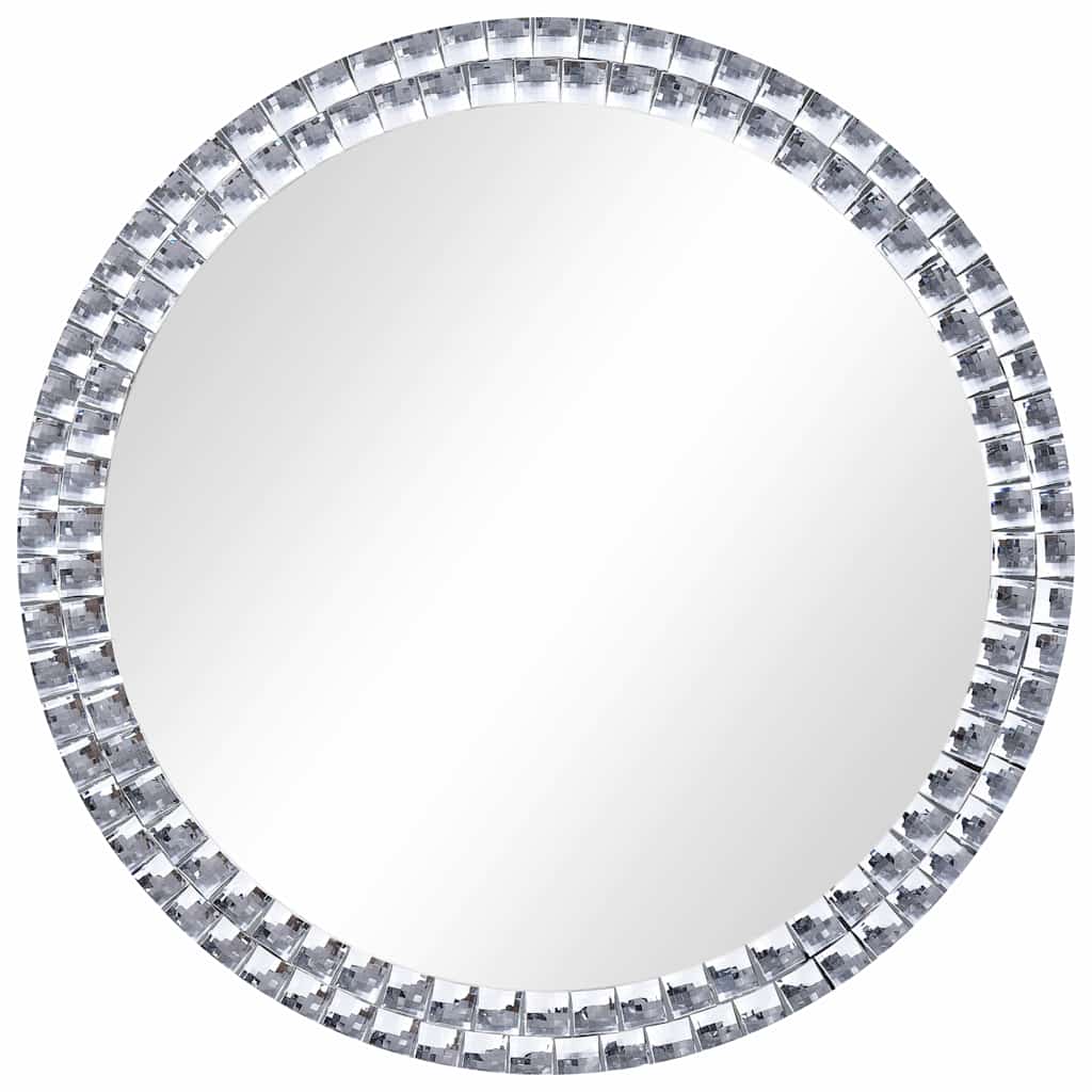 249449 vidaXL Wall Mirror 60 cm Tempered Glass 2