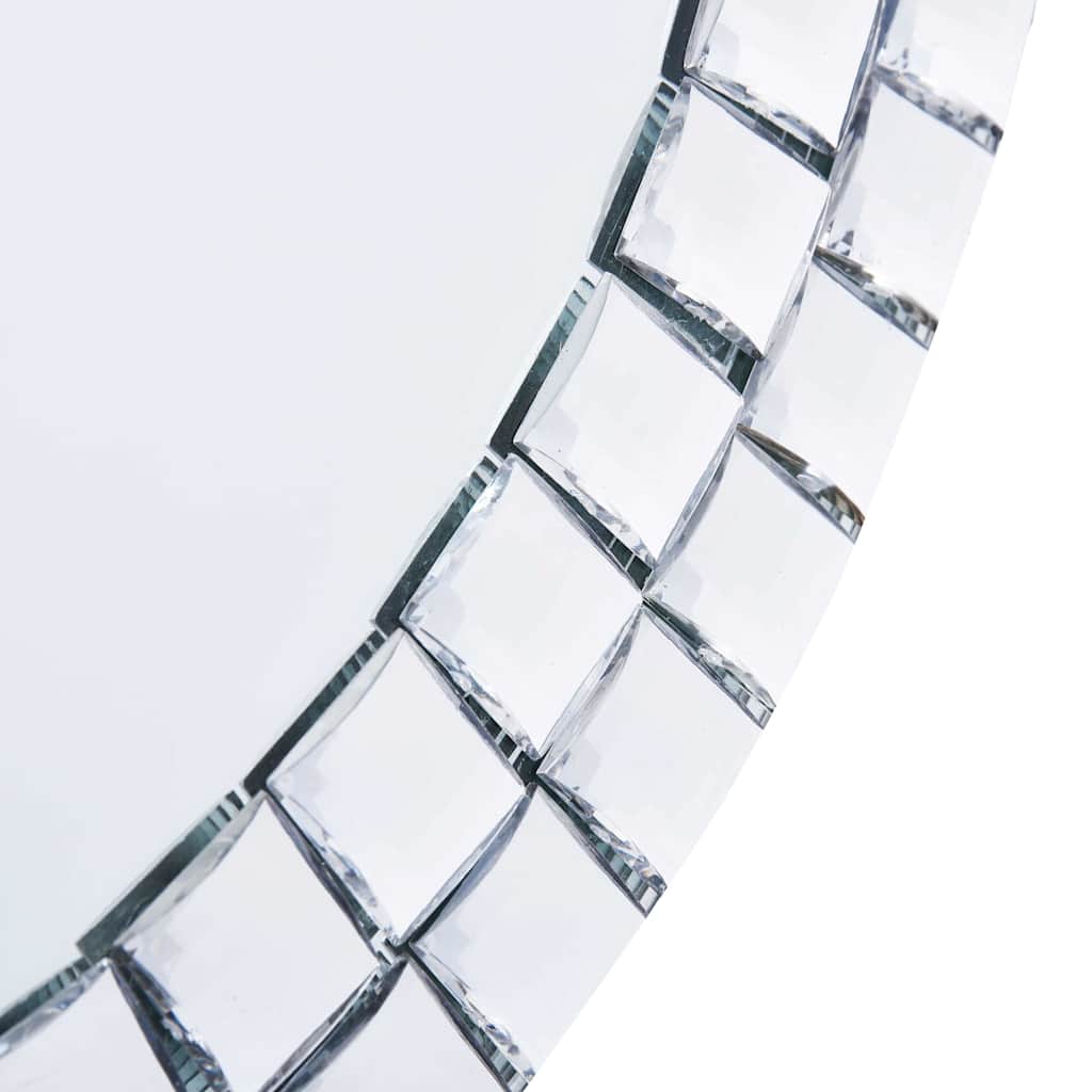 249449 vidaXL Wall Mirror 60 cm Tempered Glass 3