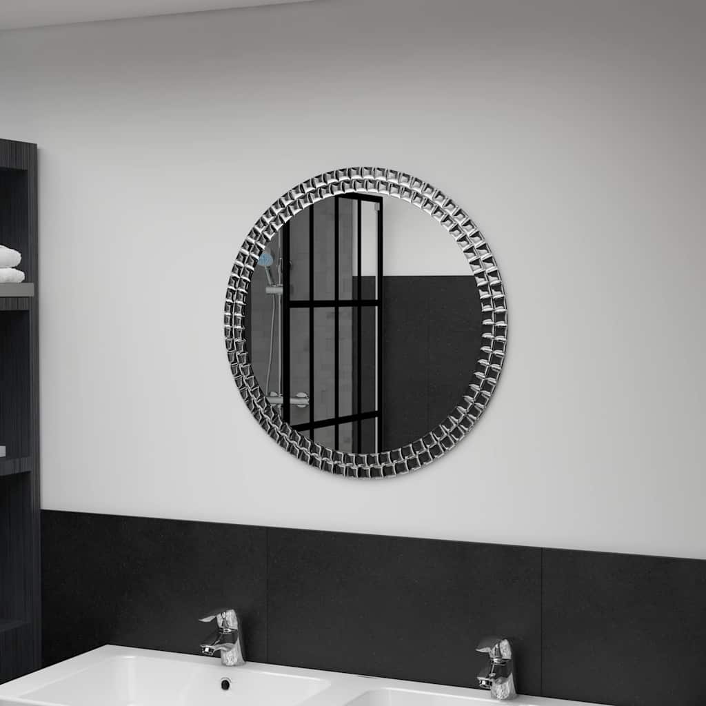 249449 vidaXL Wall Mirror 60 cm Tempered Glass 1