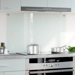 vidaXL Kitchen Backsplash Transparent 100 x 60 cm Tempered Glass 3
