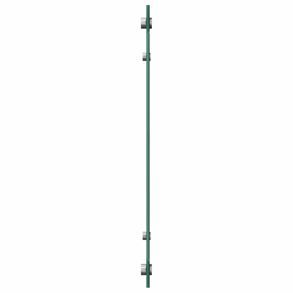 vidaXL Kitchen Backsplash Black 90 x 50 cm Tempered Glass 6