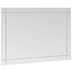 vidaXL Wall Mirror | Transparent | Glass | Medium | Mirror | Wall Mirror 3