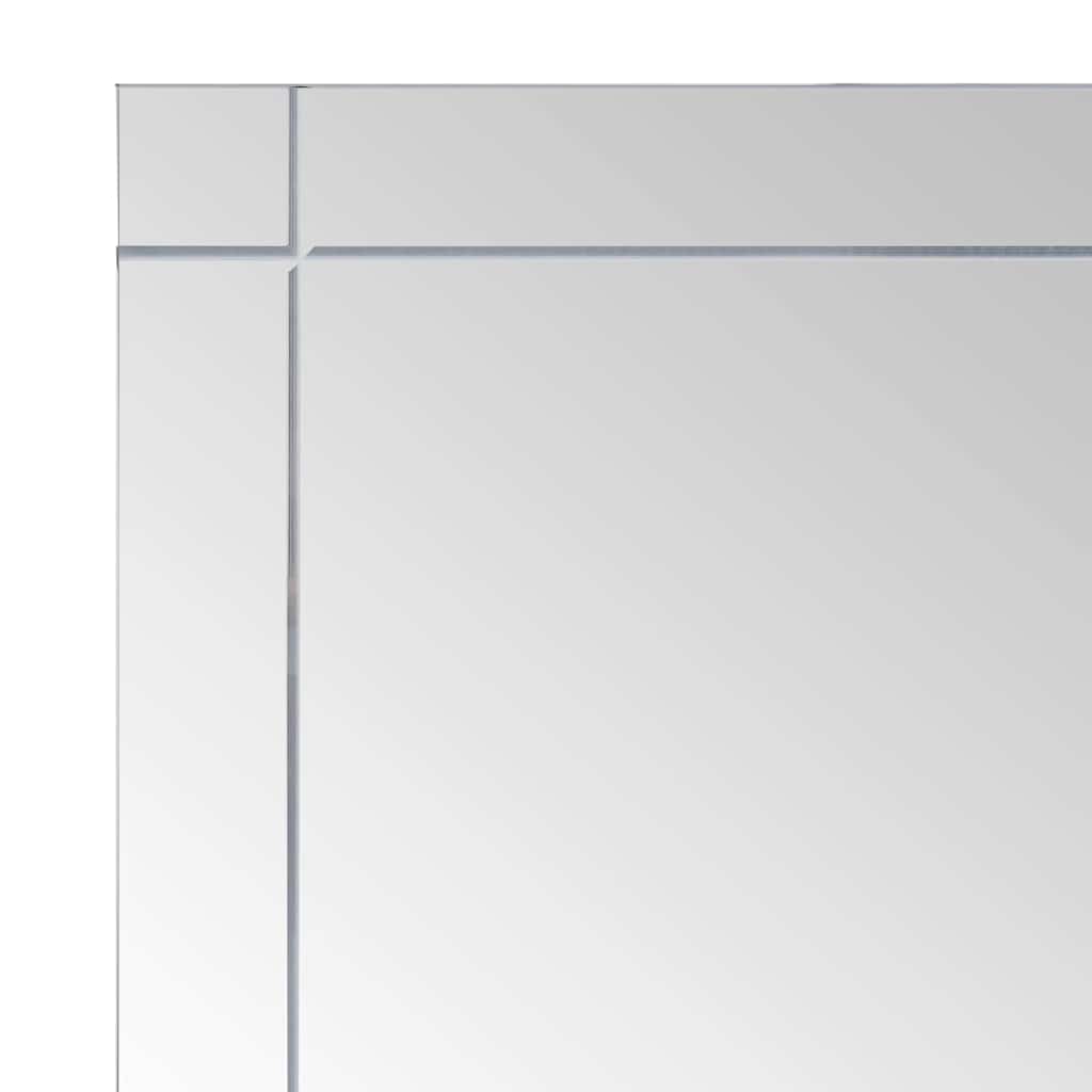 vidaXL Wall Mirror | Transparent | Glass | Medium | Decorative Inlays 5