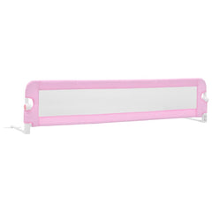 10171 vidaXL Toddler Safety Bed Rail Pink 180x42 cm Polyester 2