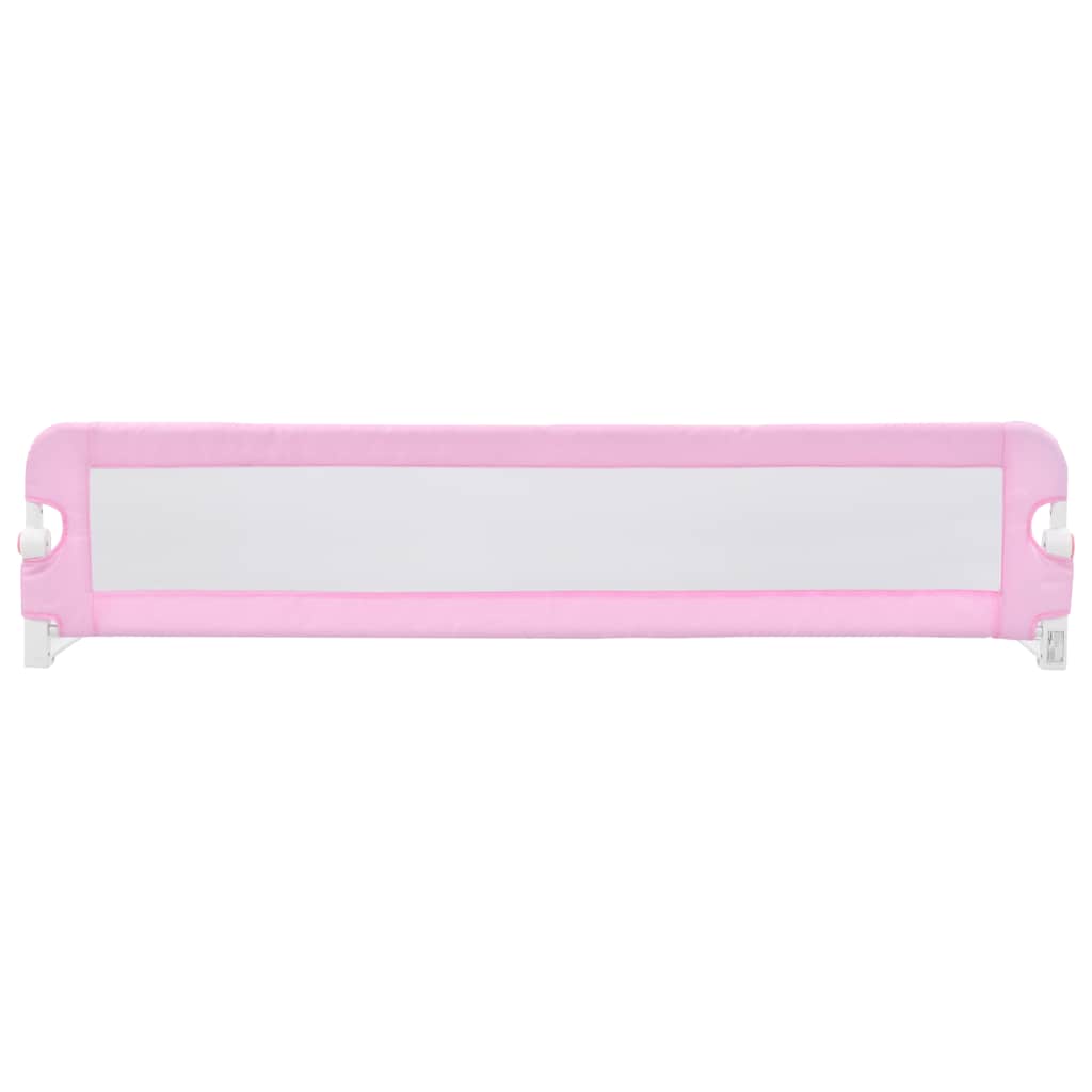 10171 vidaXL Toddler Safety Bed Rail Pink 180x42 cm Polyester 3