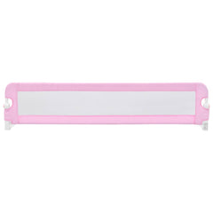 10171 vidaXL Toddler Safety Bed Rail Pink 180x42 cm Polyester 3