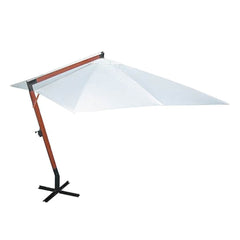 vidaXL Garden Parasol 300 x 400 cm White 2
