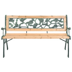 40261 vidaXL Garden Bench 122 cm Wood 2