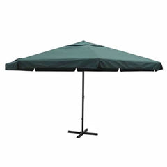 Garden Parasol with Aluminium Pole Green 500 cm