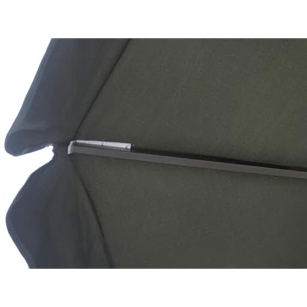 vidaXL Garden Parasol Green Aluminium 500 cm 4