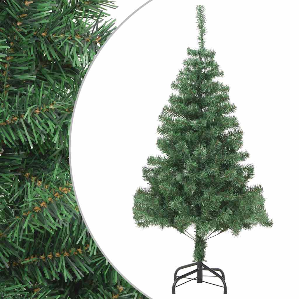 vidaXL Artificial Christmas Tree with Steel Stand 210 cm 910 Branches 1