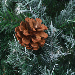 vidaXL Artificial Christmas Tree with Pinecones 210 cm 5