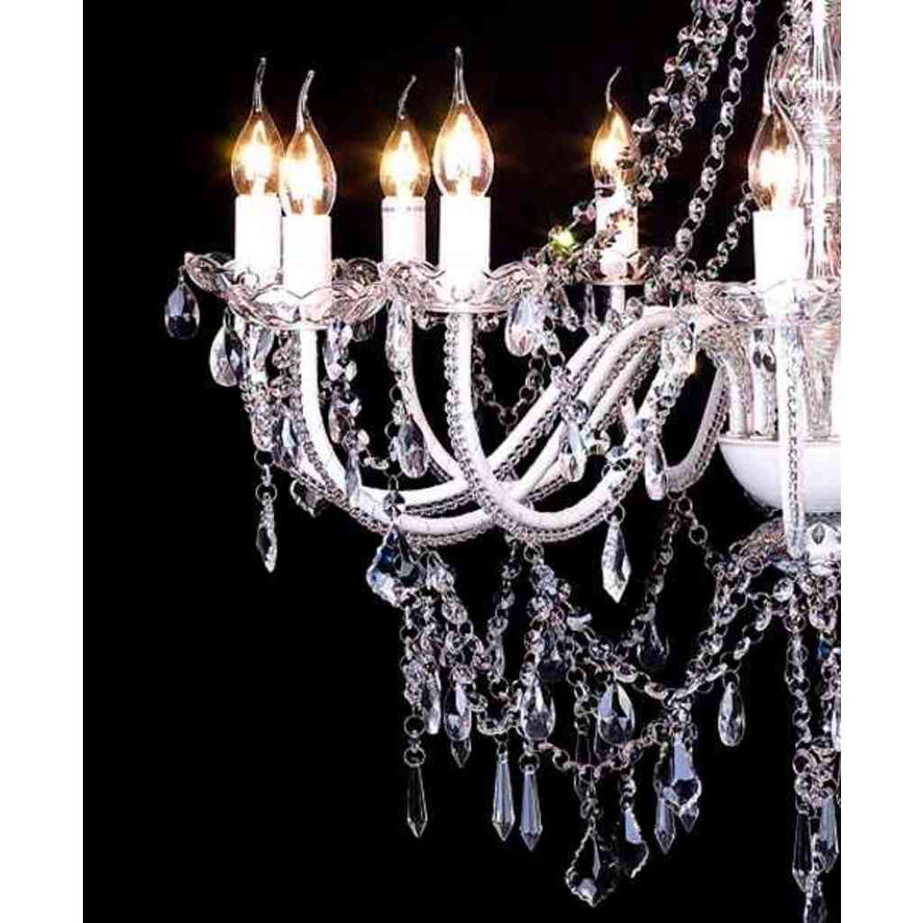 60339 vidaXL Chandelier with 1600 Crystals 3