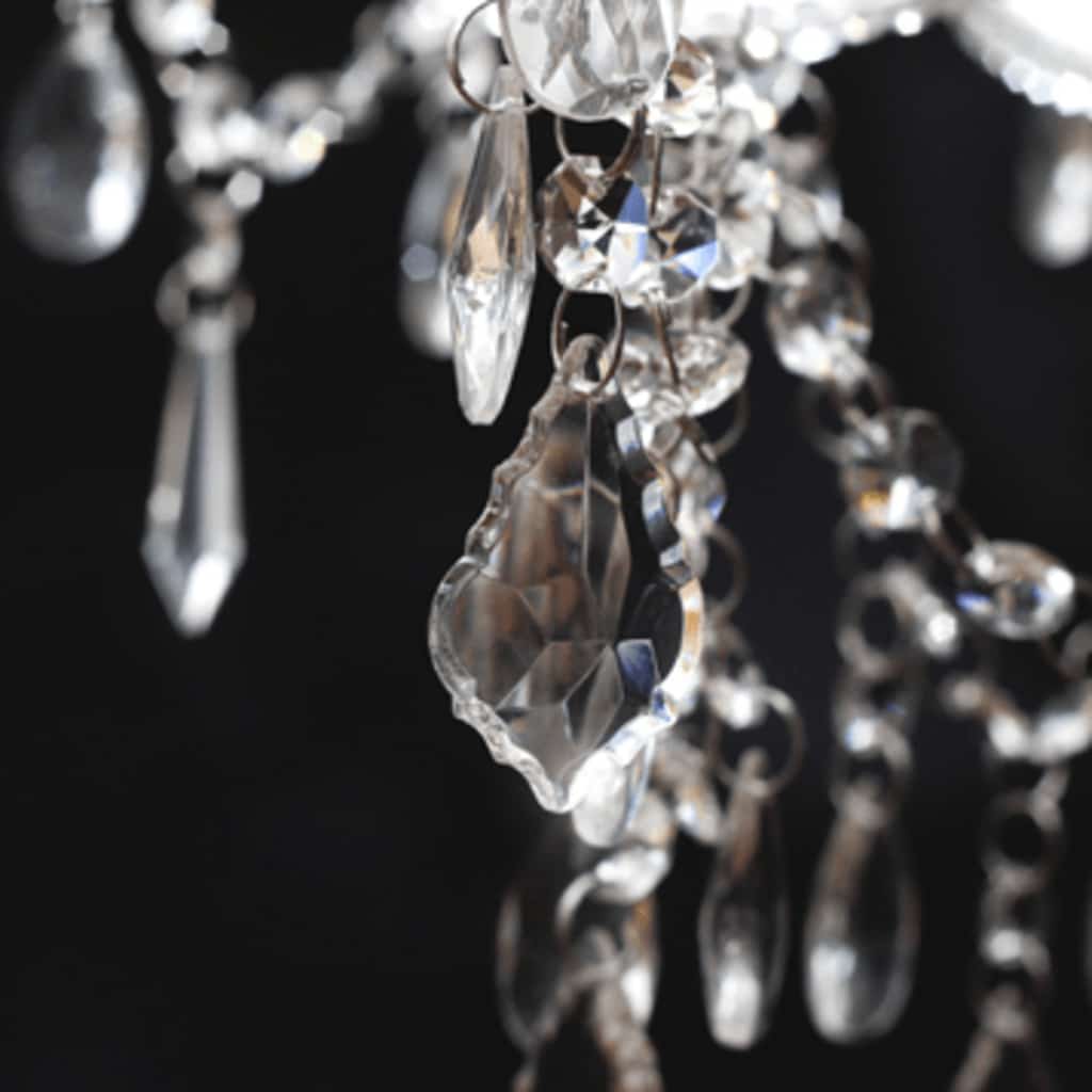 60339 vidaXL Chandelier with 1600 Crystals 4