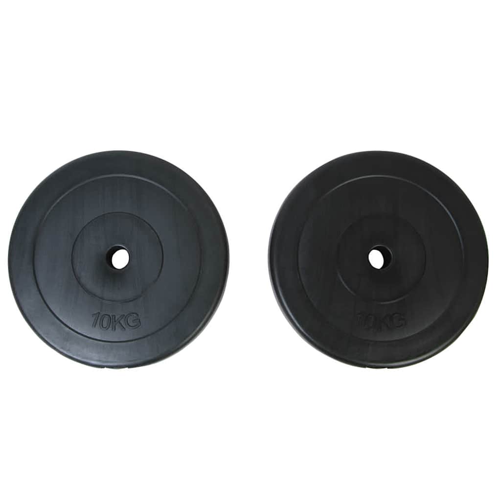 vidaXL Weight Plates 2 x 10 kg 2