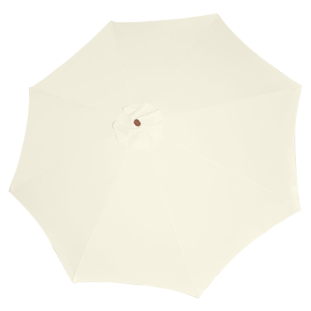 vidaXL Garden Parasol 300x258 cm Sand White 3