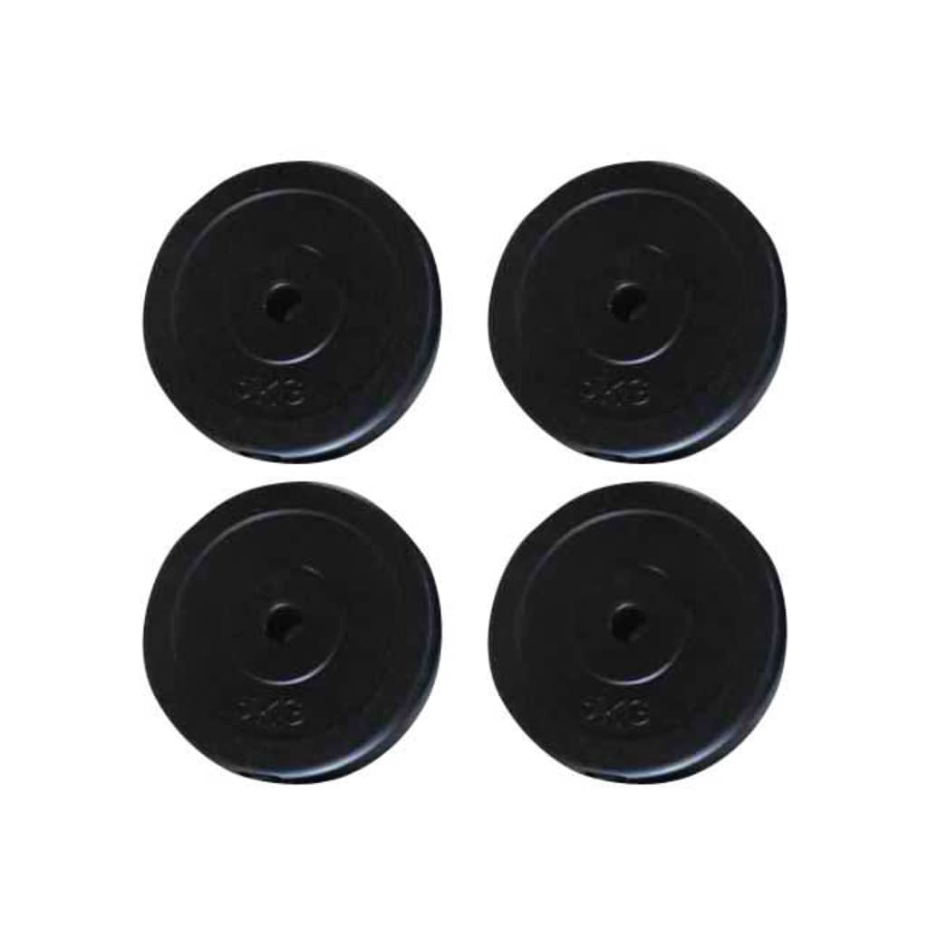 vidaXL Weight Plates 4 pcs 20 kg 2