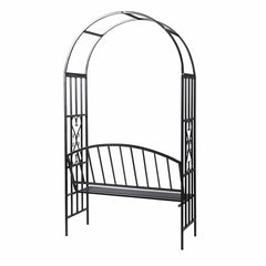 40545 vidaXL Garden Rose Arch with Bench 2