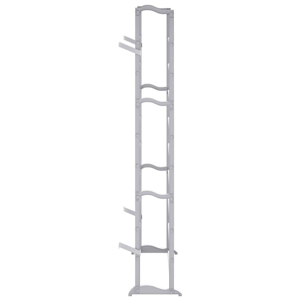 vidaXL Shoe Rack | Set of 2 | White | Plastic with metal struts | Compact 6