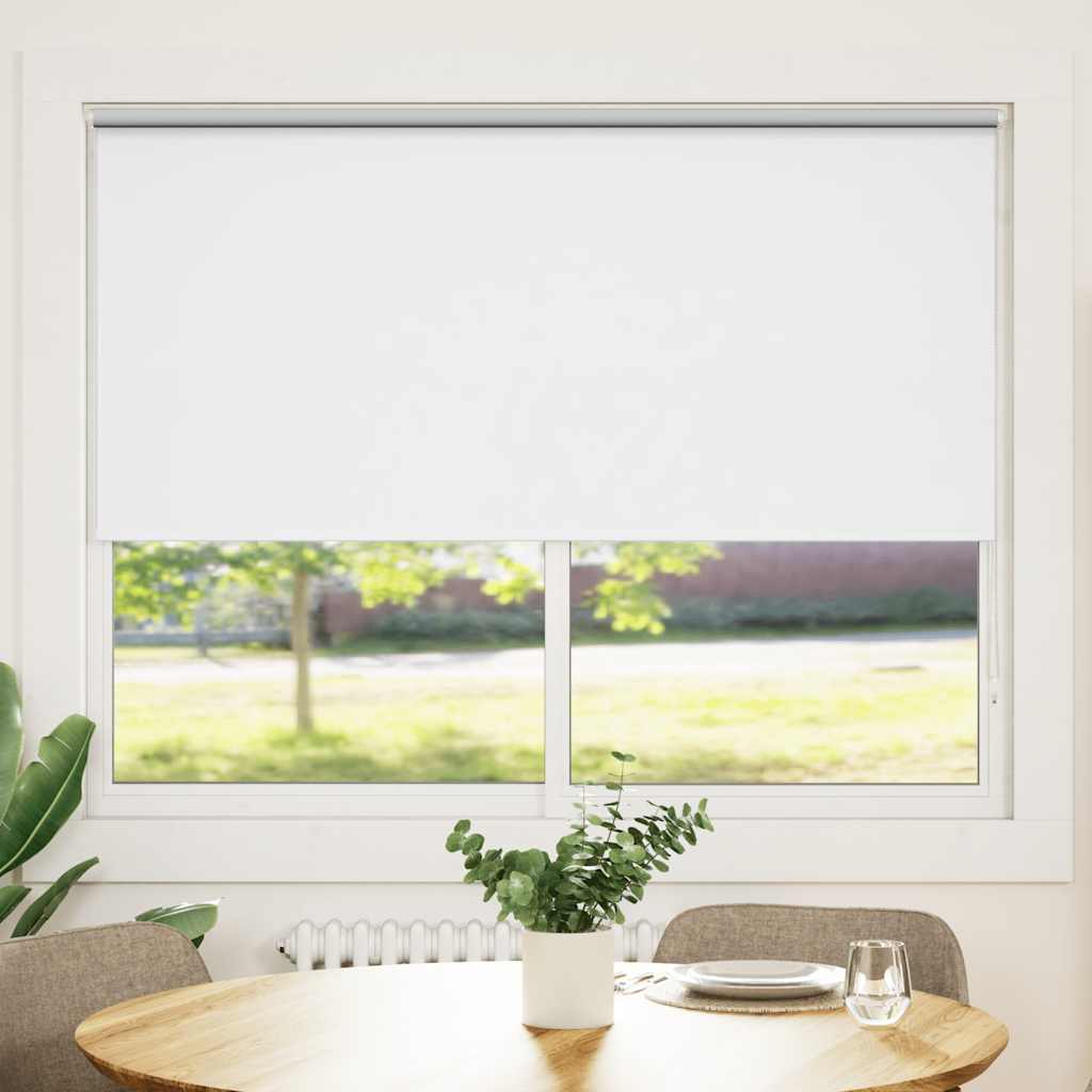 Roller blind blackout 144.4x175 cm Fabric Width 140 cm White