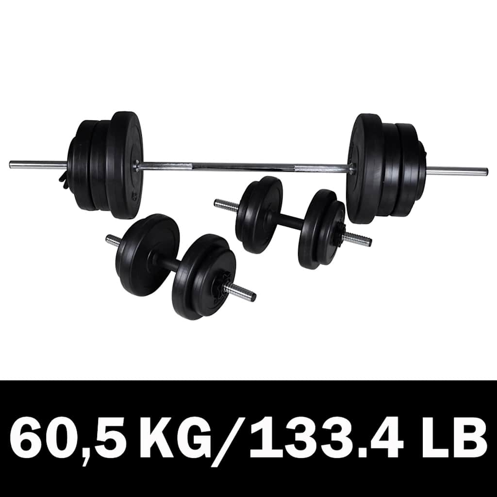 Barbell Set 30 kg Barbell + dumbbell 60.5kg