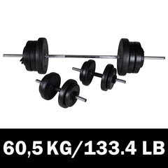 Barbell Set 30 kg Barbell + dumbbell 60.5kg