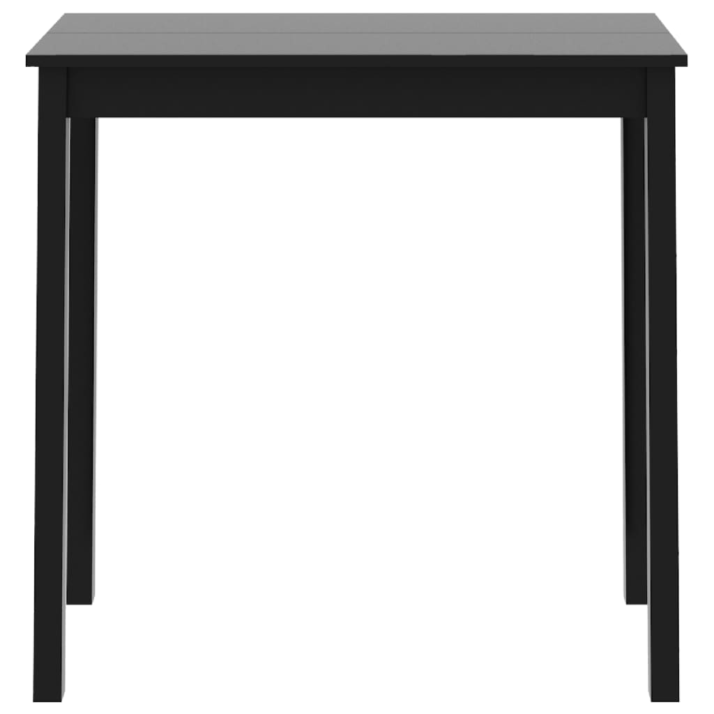 vidaXL Bar Table MDF Black 115x55x107 cm 3
