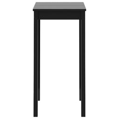 vidaXL Bar Table MDF Black 55x55x107 cm 3