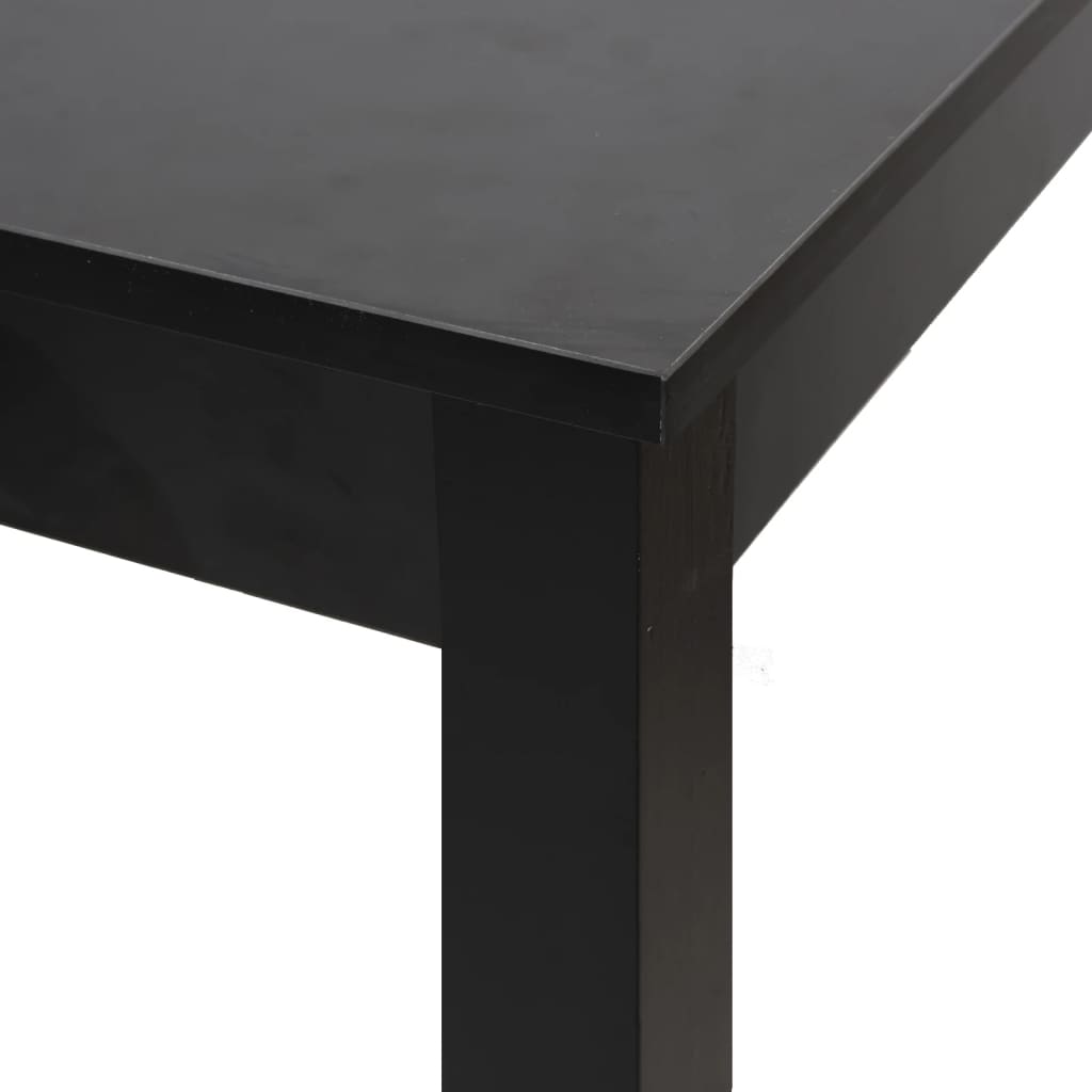 vidaXL Bar Table MDF Black 55x55x107 cm 4