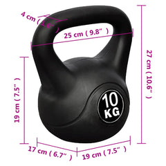 vidaXL kettlebell 10 kg 4