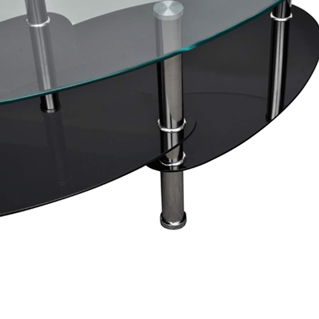 vidaXL Coffee Table with Exclusive Design Black 3