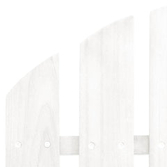 vidaXL Garden Rocking Chair Wood White 5