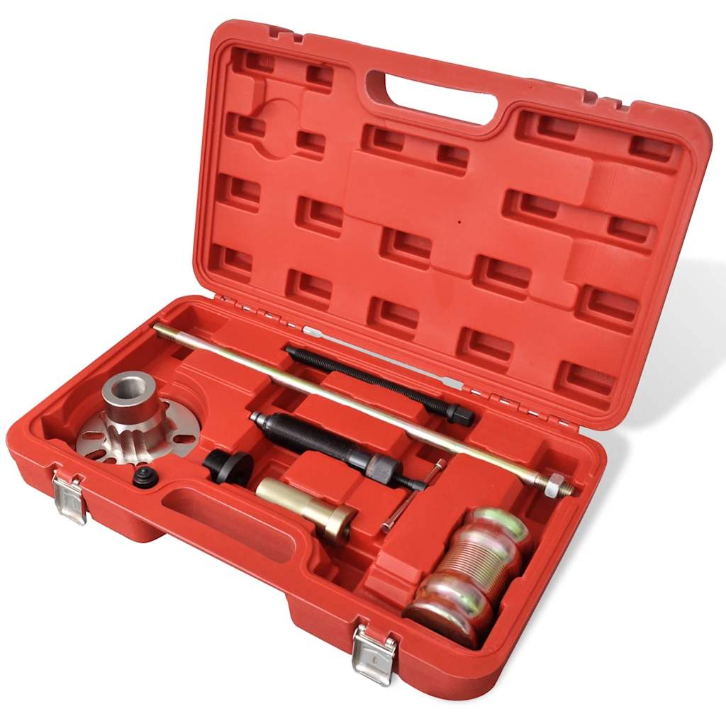 vidaXL Hydraulic Wheel Hub Puller with Hammer Set 10 Ton 1