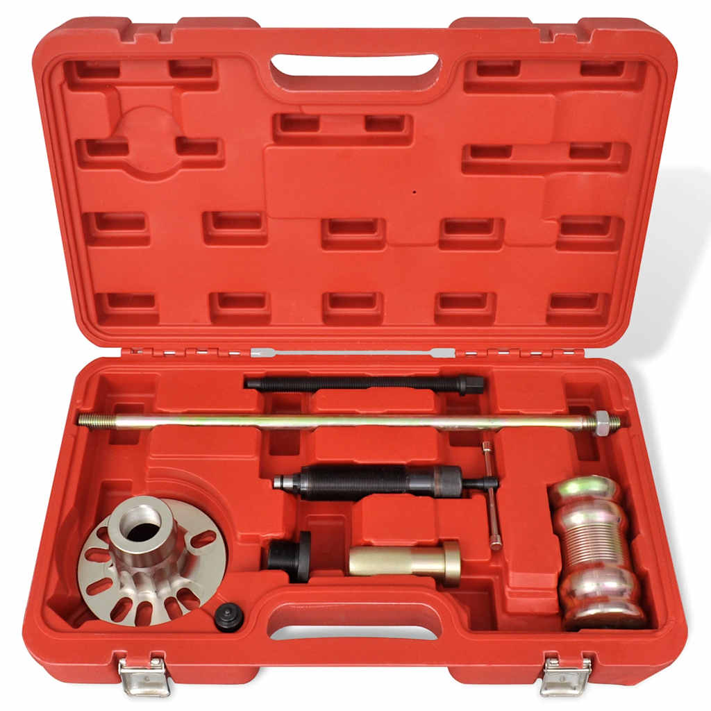 vidaXL Hydraulic Wheel Hub Puller with Hammer Set 10 Ton 2
