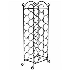 vidaXL Wine Rack for 21 Bottles Metal 2