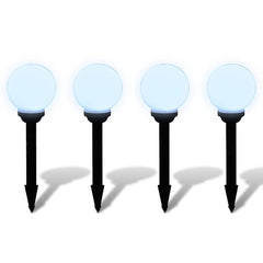 40863 vidaXL Outdoor Pathway Lamps 4 pcs LED 15 cm with Ground Spike 3