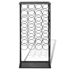 vidaXL Wine Rack for 28 Bottles Metal 3