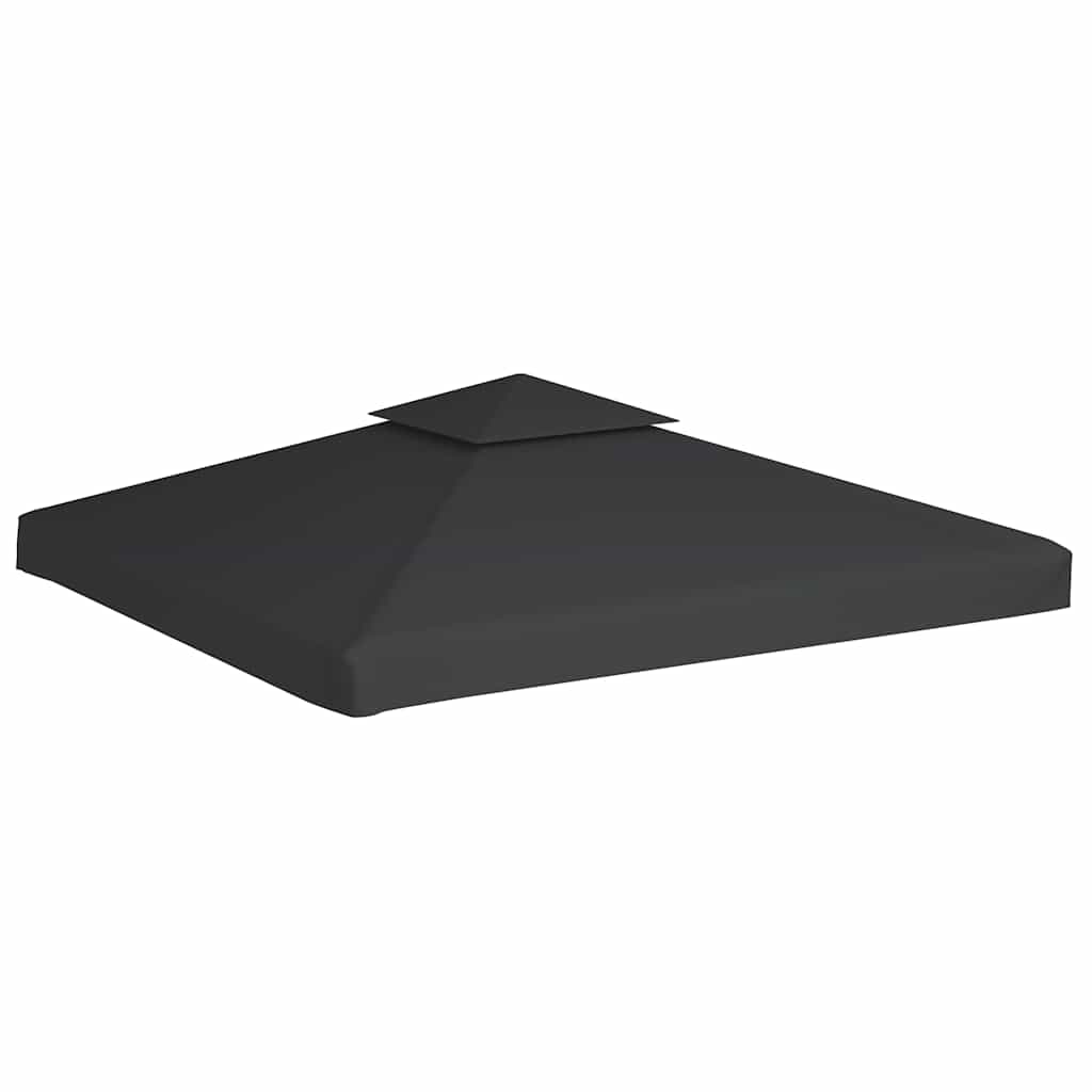 vidaXL Gazebo Cover Canopy Replacement 310 g / m² Dark Grey 3 x 3 m 2