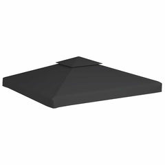 vidaXL Gazebo Cover Canopy Replacement 310 g / m² Dark Grey 3 x 3 m 2