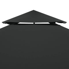 vidaXL Gazebo Cover Canopy Replacement 310 g / m² Dark Grey 3 x 3 m 3
