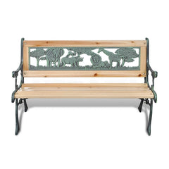 Children Garden Bench 84 cm Wood, image 2